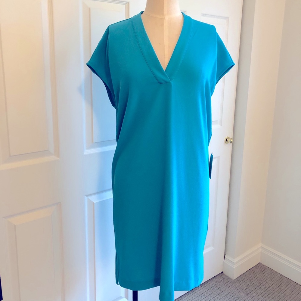 Crepe Shift Dress